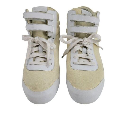 Rag & Bone Nova High Top Sneakers Size 40 US 10 Beige White Suede and Leather - Picture 6 of 13